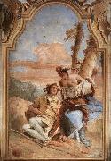 Angelica Carving Medoro's Name on a Tree Giovanni Battista Tiepolo